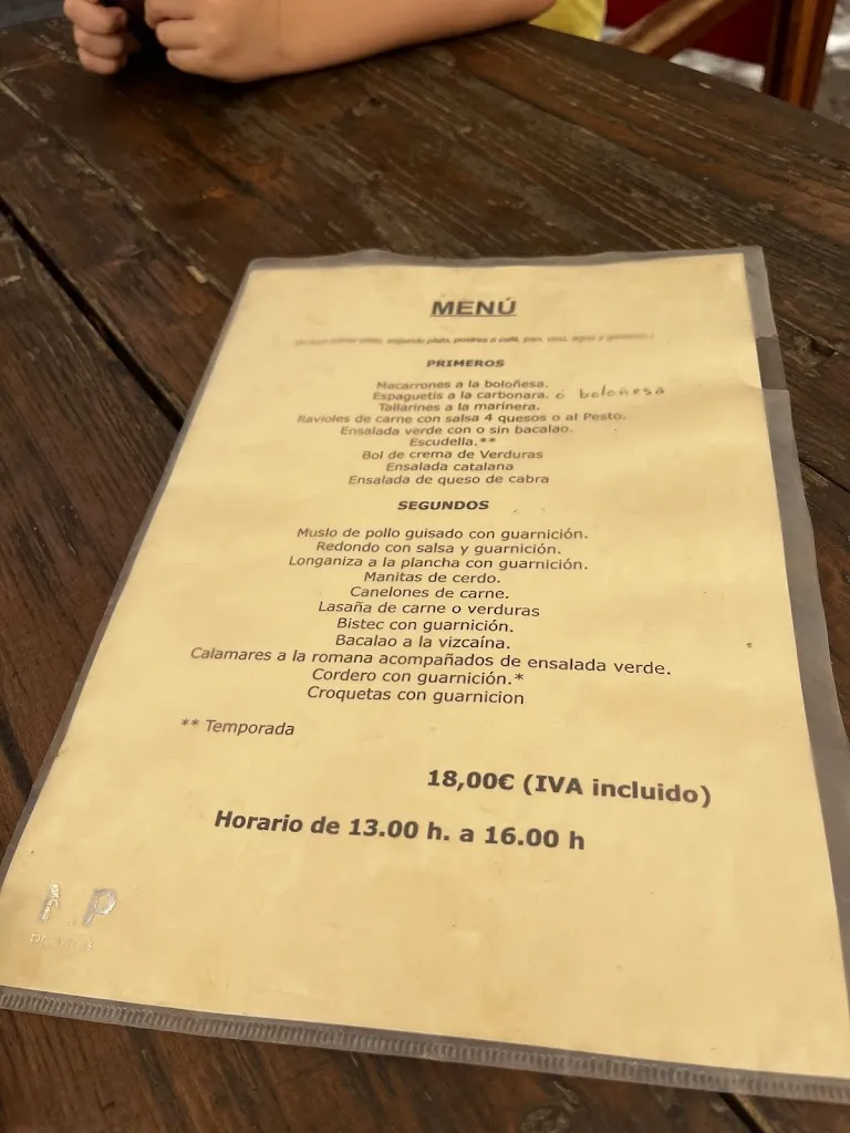 Menu_Bar L'Acàcia_Siurana_image_1