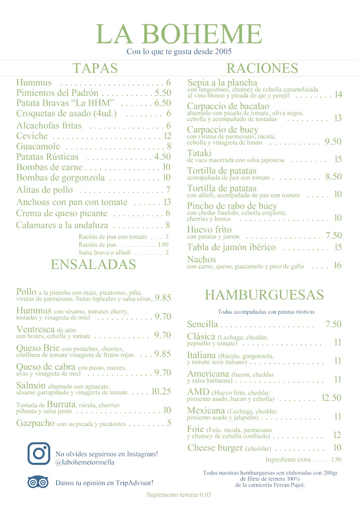 Menu_La Boheme Torroella_Torroella de Fluvià_immagine_3