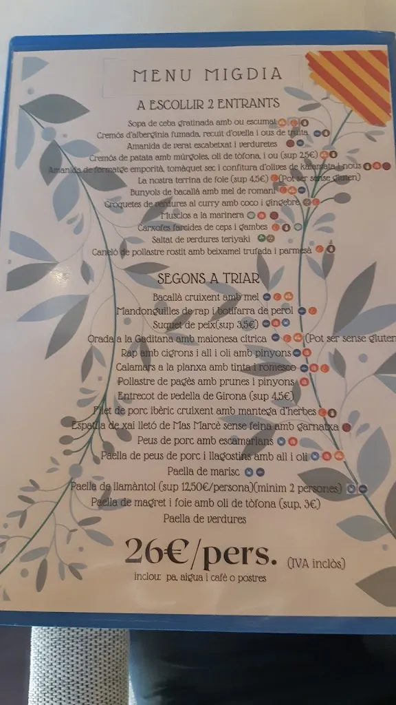 Menu_Restaurant Aires de l'Empordà_Torroella de Fluvià_immagine_4