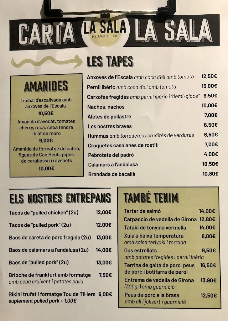 Menu_La Sala_Torroella de Montgrí_image_1