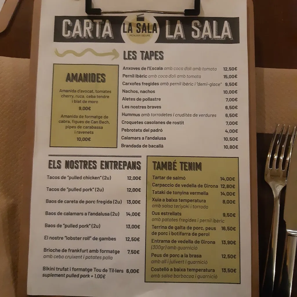 Menu_La Sala_Torroella de Montgrí_image_2