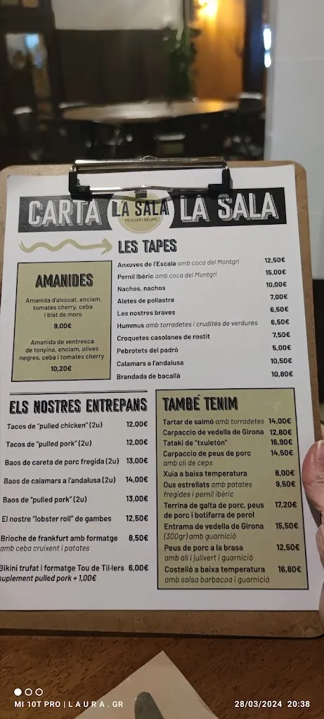 Menu_La Sala_Torroella de Montgrí_image_4