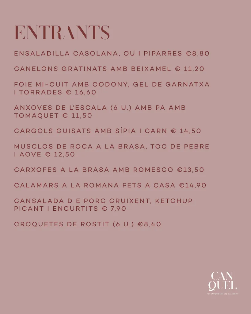 Menu_Can Quel Ullastret OBERT telef: 655166328_Ullastret_image_1