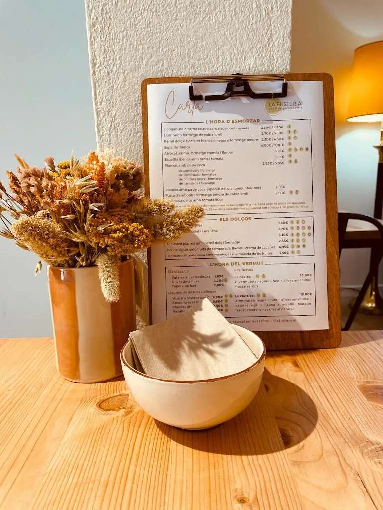 Menu_La fusteria Ullastret_Ullastret_image_3