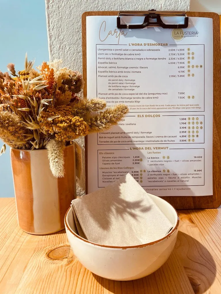 Menu_La fusteria Ullastret_Ullastret_image_4