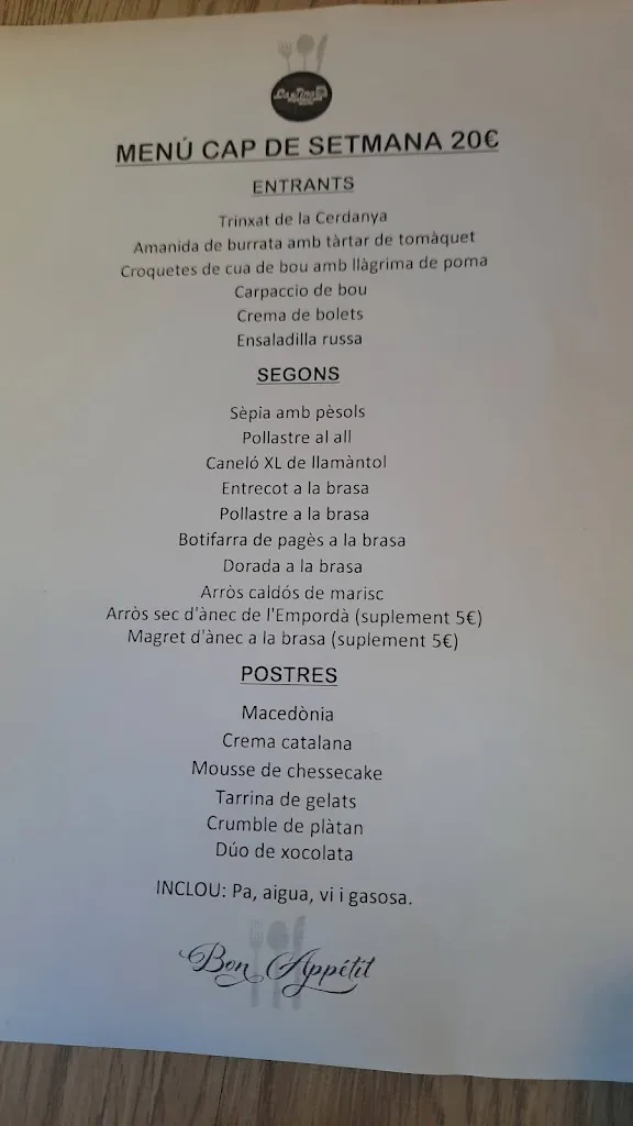 Menu_Restaurant Tina Bufet_Vall-llobrega_immagine_2