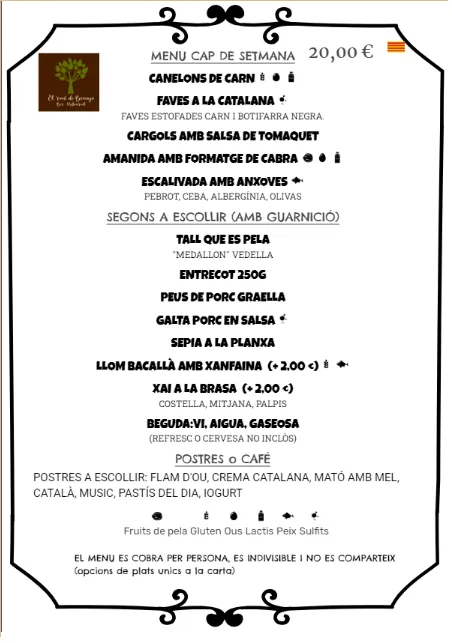 Menu_El Racó de Bianya_Vall de Bianya La_image_1