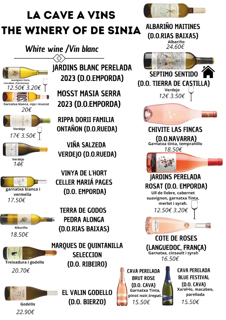 Menu_Restaurant Bar La Sínia - Cafeteria_Vilabertran_immagine_2