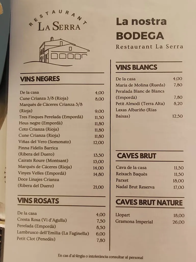 Menu_Restaurant La Serra_Vilademuls_image_1
