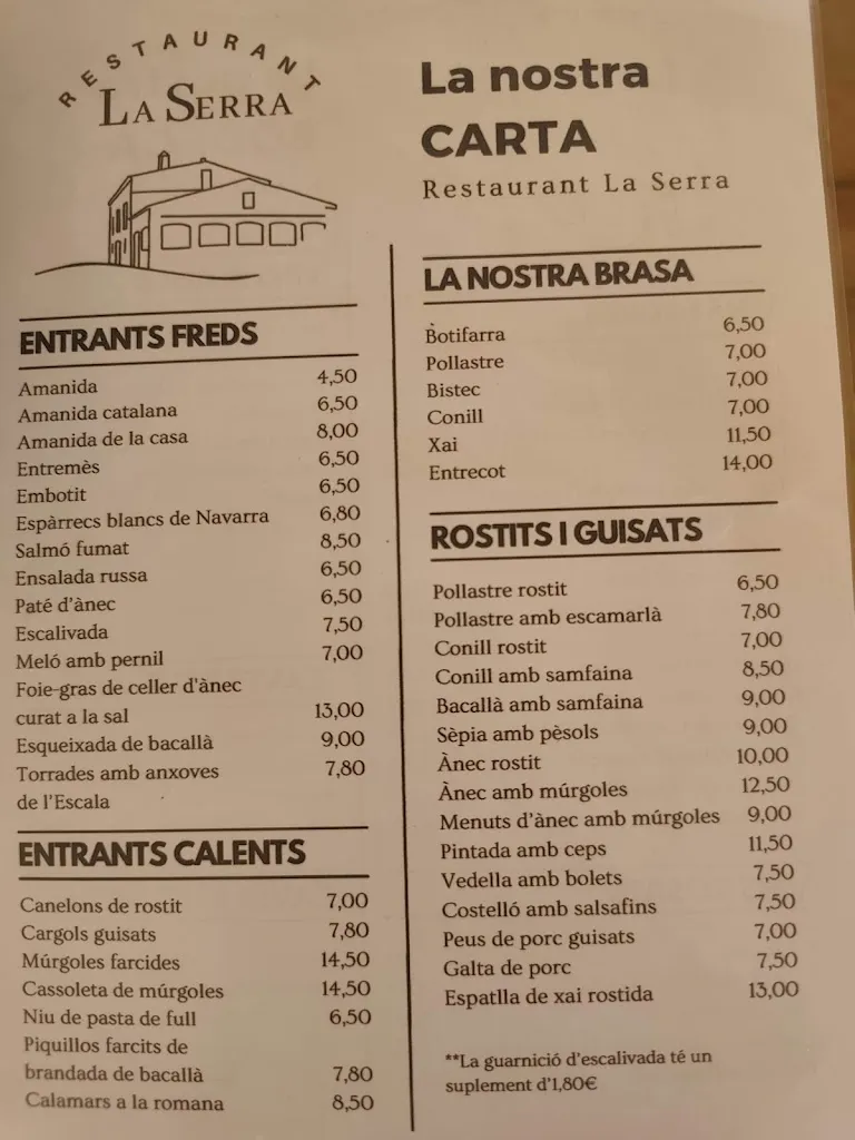 Menu_Restaurant La Serra_Vilademuls_image_4