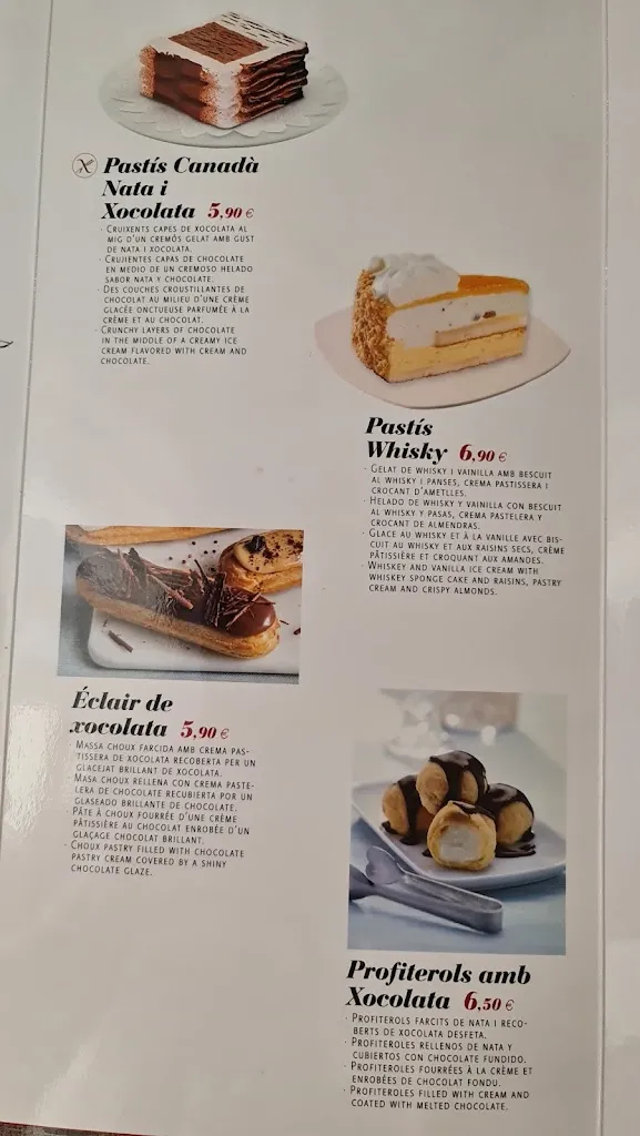 Menü_Restaurant Mesón del Lleó_Viladamat_Bild_1