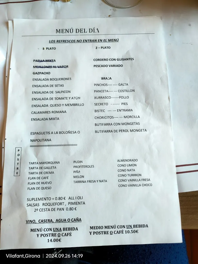 Menu_Restaurant l'Arengada_Vilafant_image_4