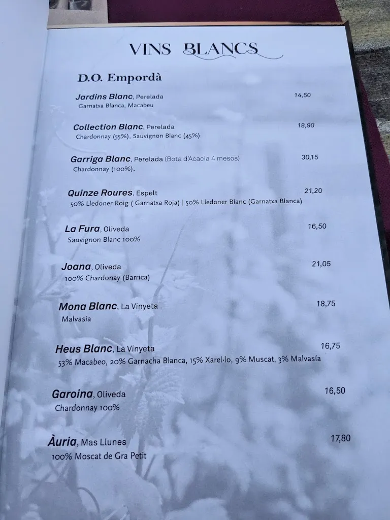 Menu_Restaurant La Muga_Vilajuïga_image_3