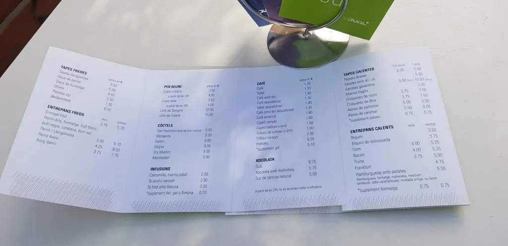 Menu_Dual Music Bar_Vilablareix_image_1