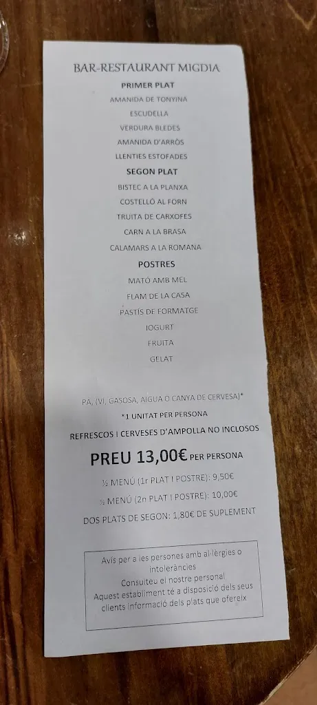 Menu_Restaurant Migdia_Vilablareix_image_3
