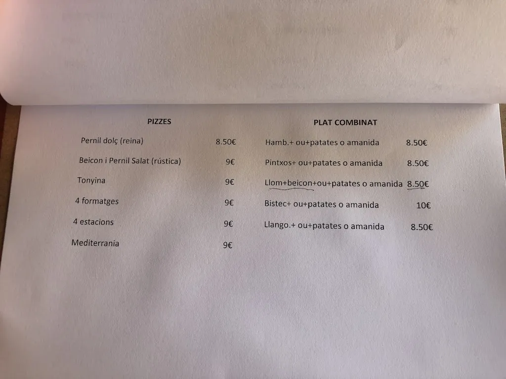 Menu_Bar Restaurant Can Parlet_Vilallonga de Ter_image_3