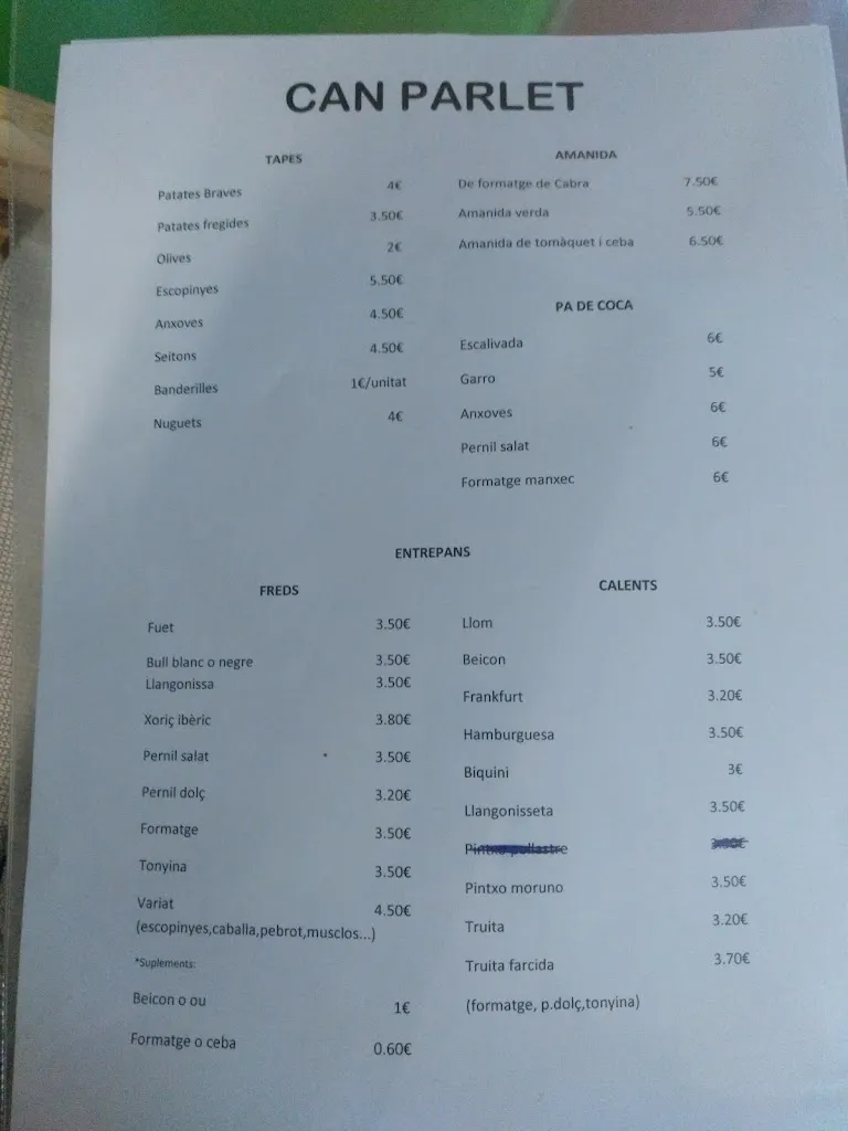 Menu_Bar Restaurant Can Parlet_Vilallonga de Ter_image_4