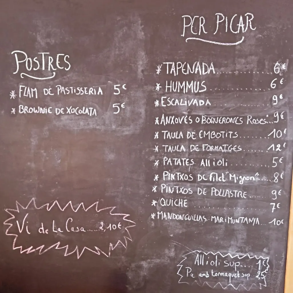 Menu_Pura vida_Vilamaniscle_immagine_1