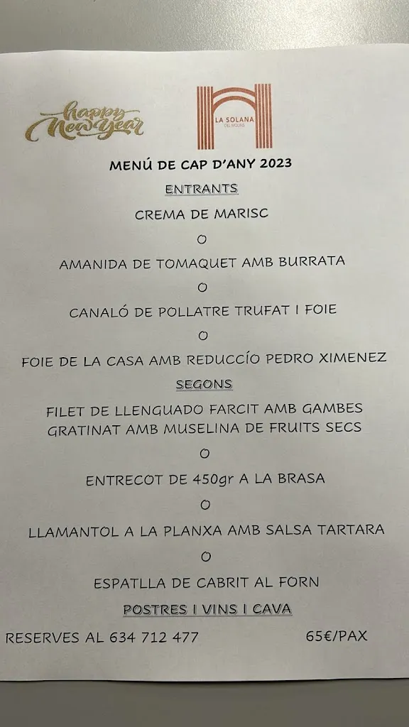 Menu_La Solana_Viladrau_image_2