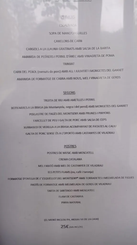 Menu_El Molí de LA BARITA_Viladrau_image_3