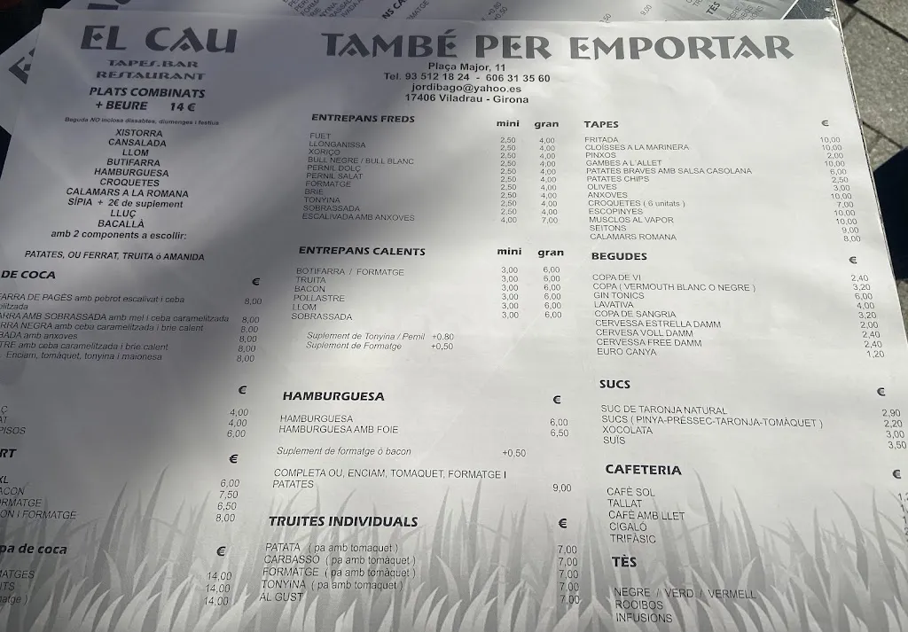 Menu_El Cau_Viladrau_image_4