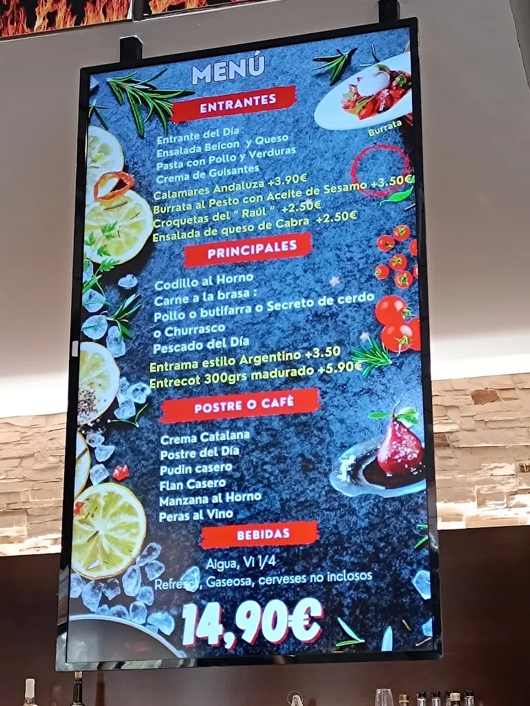 Menu_Cafeteria Pont del Príncep Restaurant_Vilamalla_immagine_2