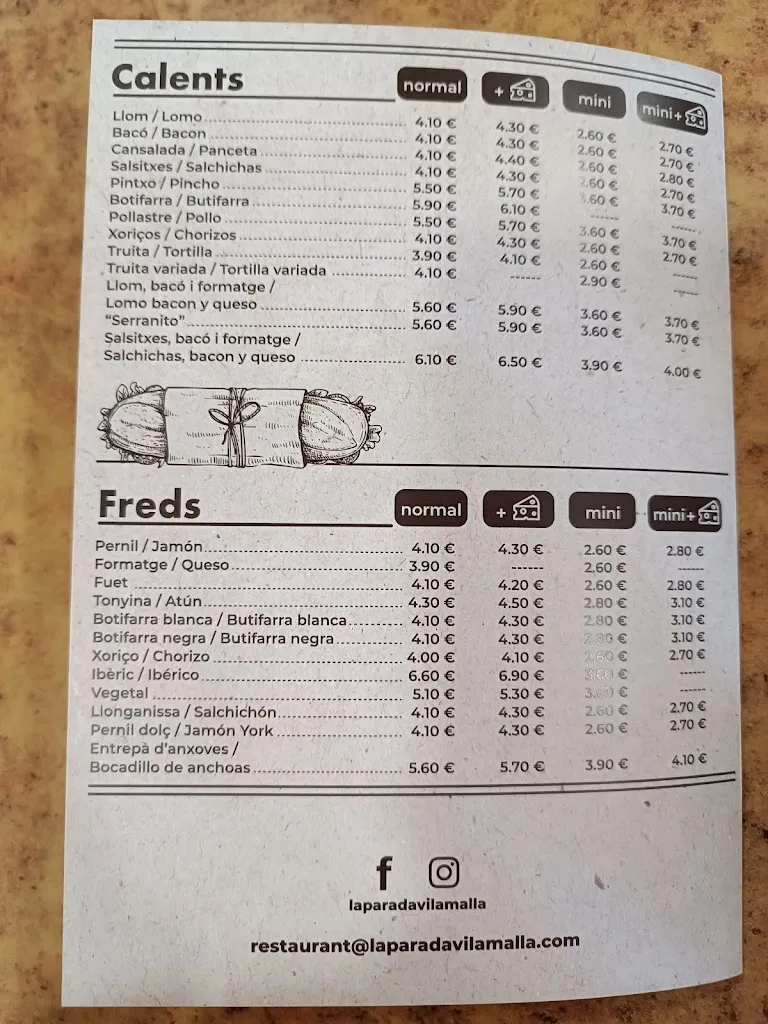 Menu_Restaurant La Parada_Vilamalla_image_2