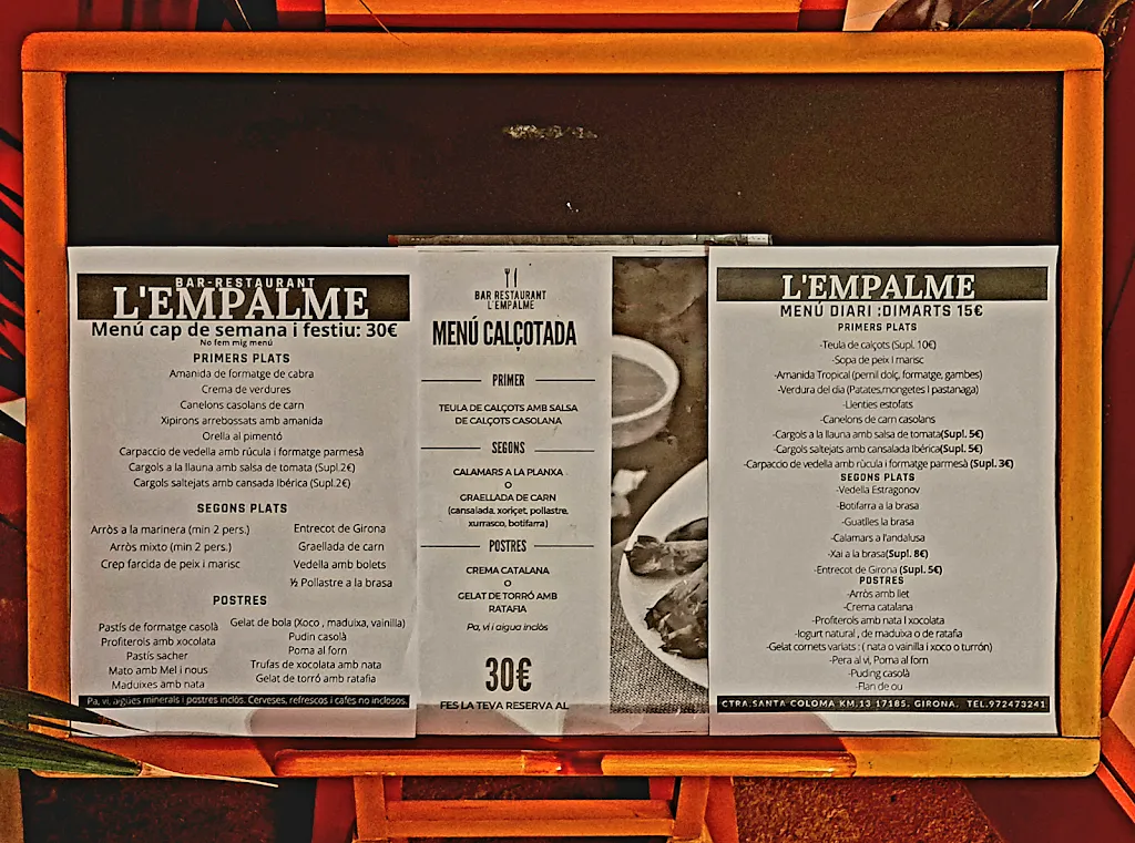 Menu_Bar-Restaurant L'Empalme_Vilobí dOnyar_immagine_1