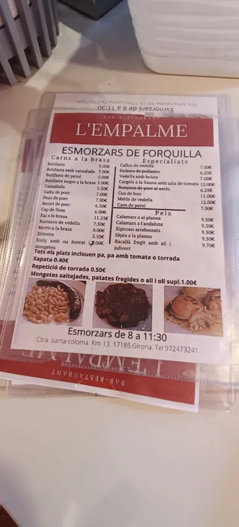 Menu_Bar-Restaurant L'Empalme_Vilobí dOnyar_immagine_4