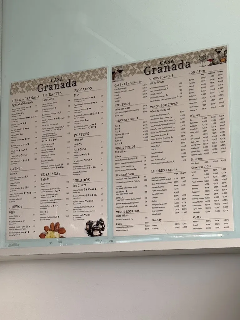 Menu_Granada House in Madrid_Agrón_image_3