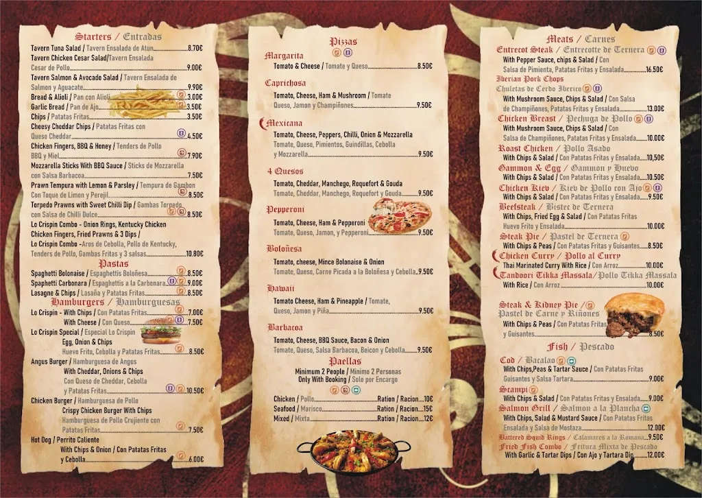 Menu_Lo Crispín Tavern_Algorfa_immagine_1
