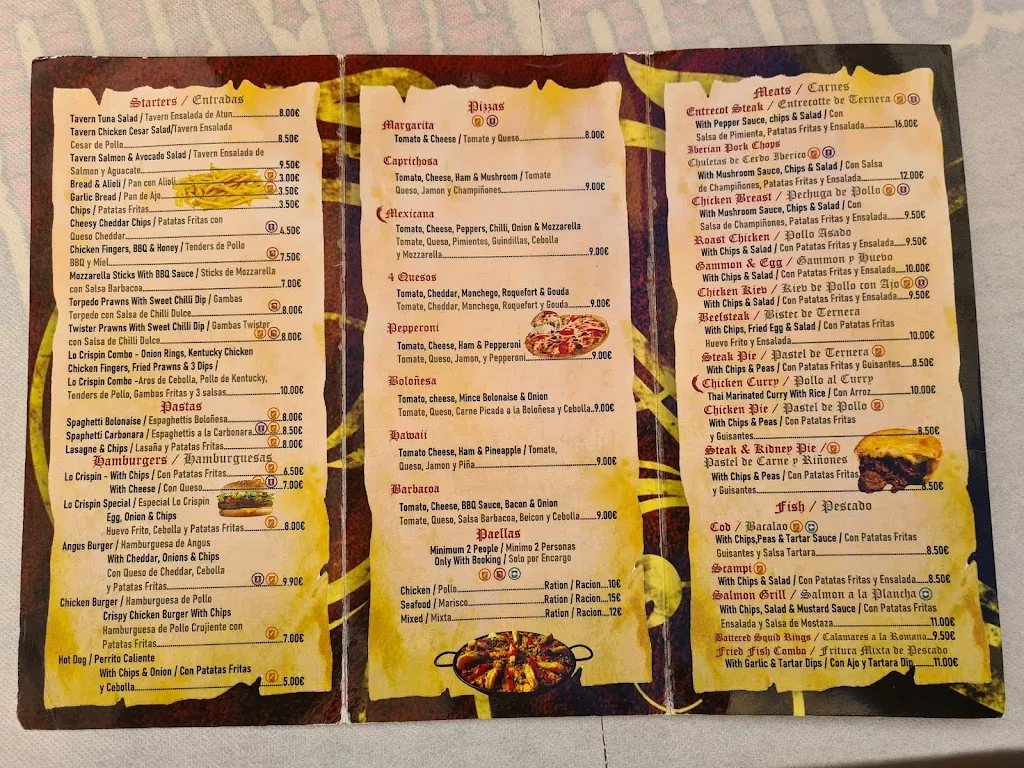 Menu_Lo Crispín Tavern_Algorfa_immagine_4