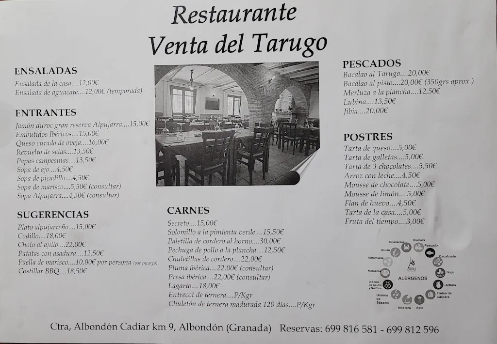 Menu_Restaurante Venta del Tarugo_Albuñol_image_1