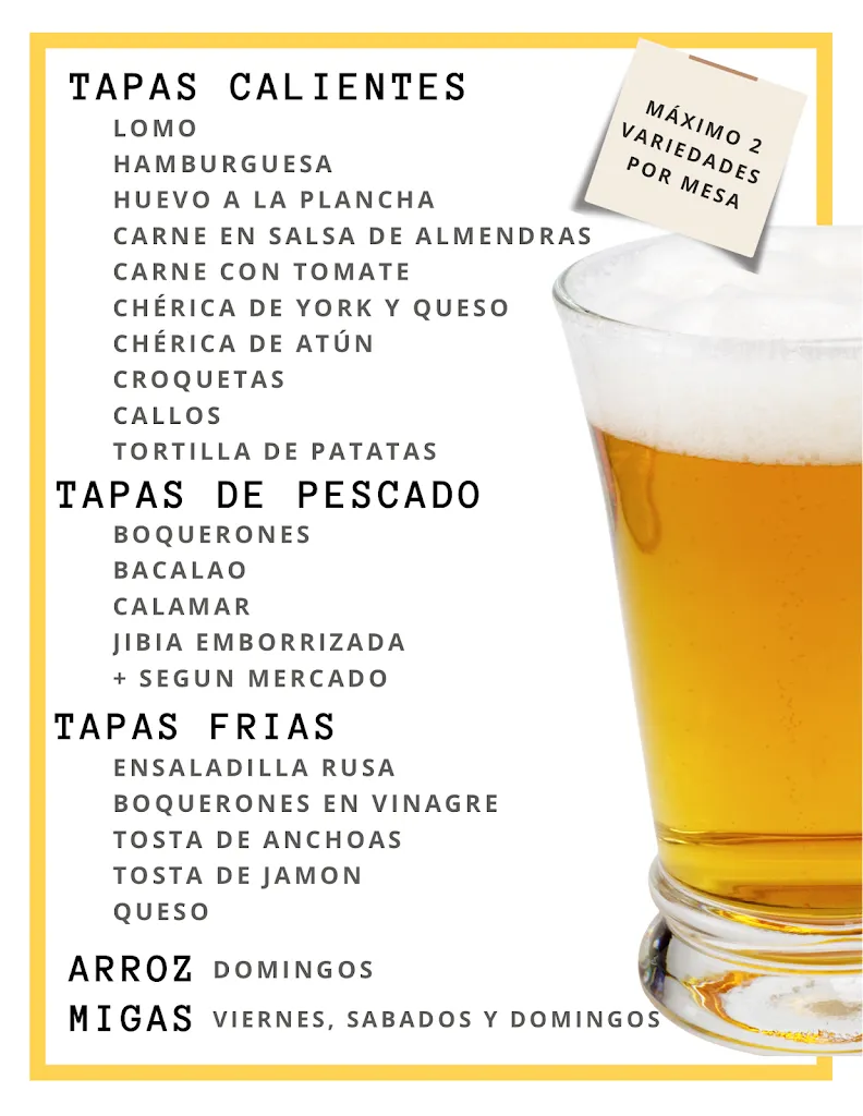 Menu_Café Bar Serafín_Albuñol_image_2