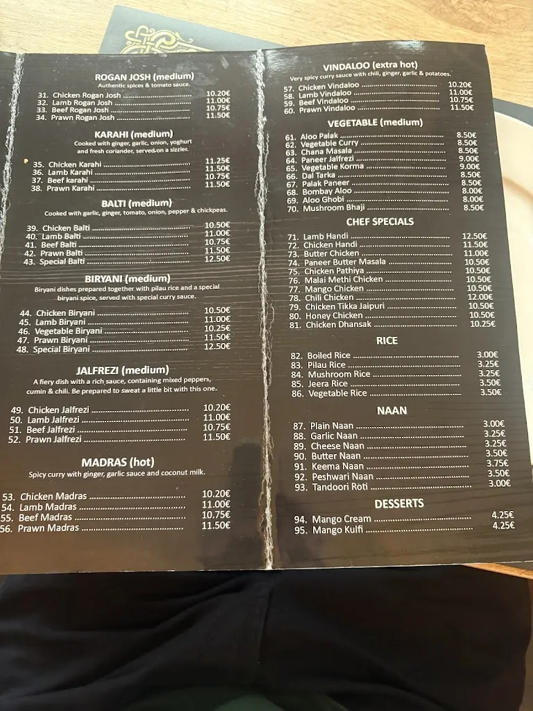 Menu_Indian Palace_Algorfa_image_1