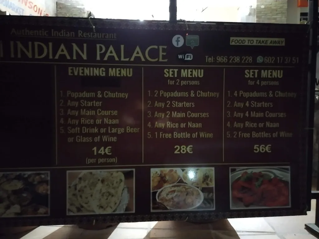 Menu_Indian Palace_Algorfa_image_4