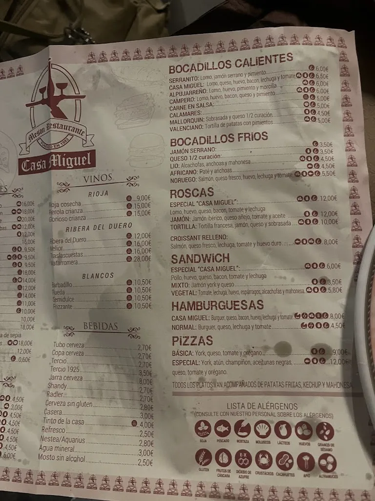 Menü_Restaurante Casa Miguel_Alfacar_Bild_4