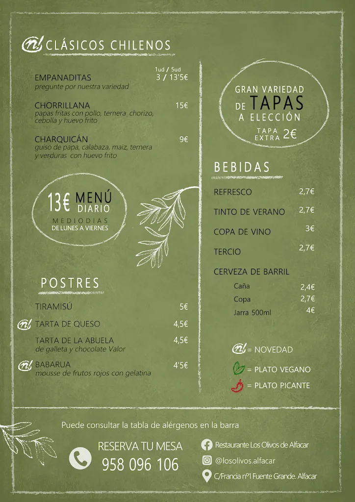 Menu_Restaurante Los Olivos de Alfacar_Alfacar_image_2