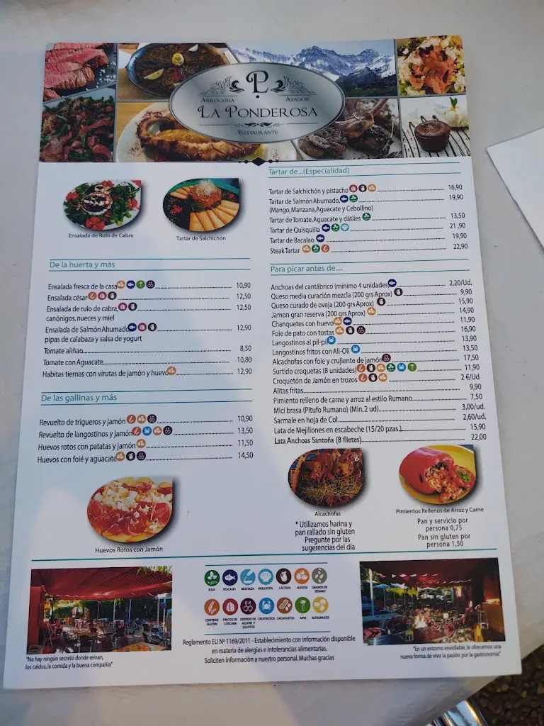 Menu_LA PONDEROSA. Restaurante Asador Arrocería_Alfacar_image_4
