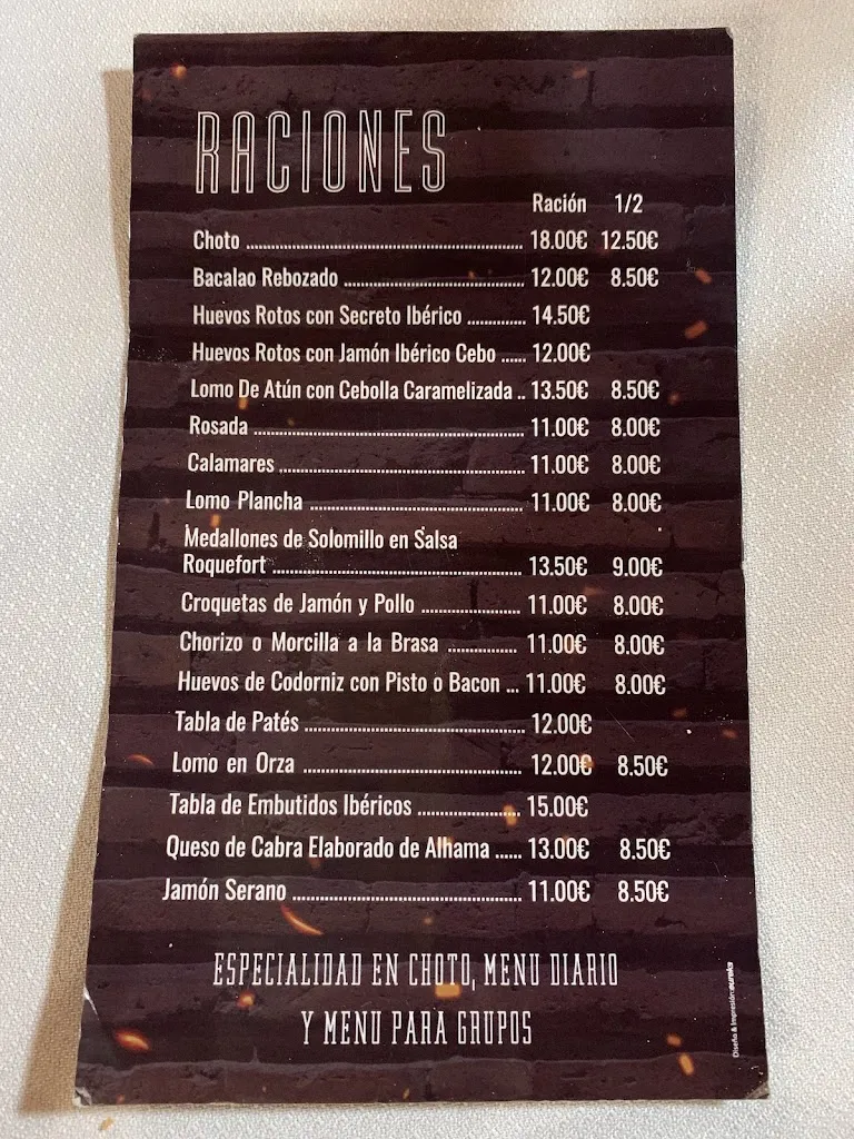 Menu_MESÓN RESTAURANTE RAYA_Alhama de Granada_image_2
