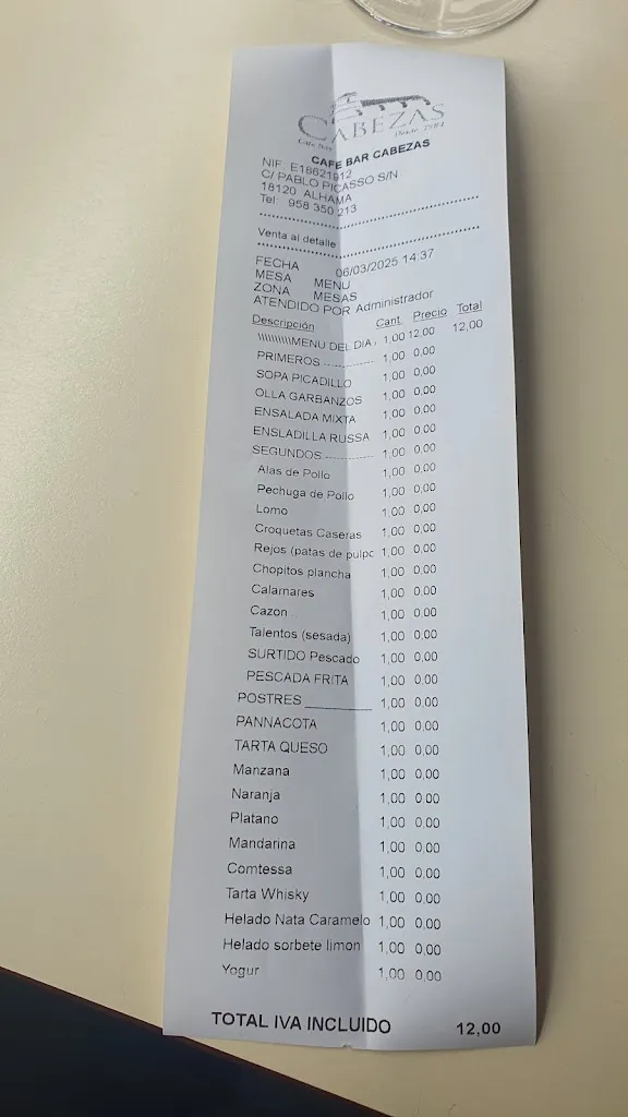 Menu_Bar Cabezas_Alhama de Granada_image_1