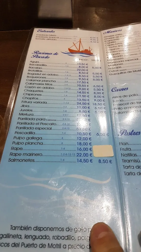 Menu_Marisquería Nuevo Pescaíto_Alhendín_image_4