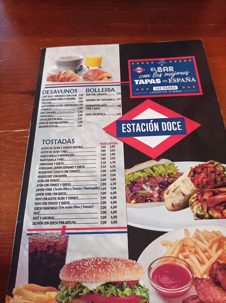 Menu_Taberna Estación 12 | 100 Tapas en Alhendín, Granada_Alhendín_image_1