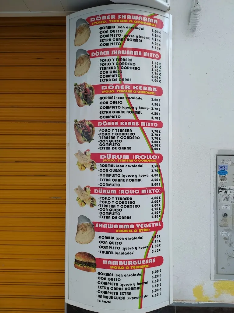 Menu_Doñer Shawarma Hakim_Alhendín_image_2