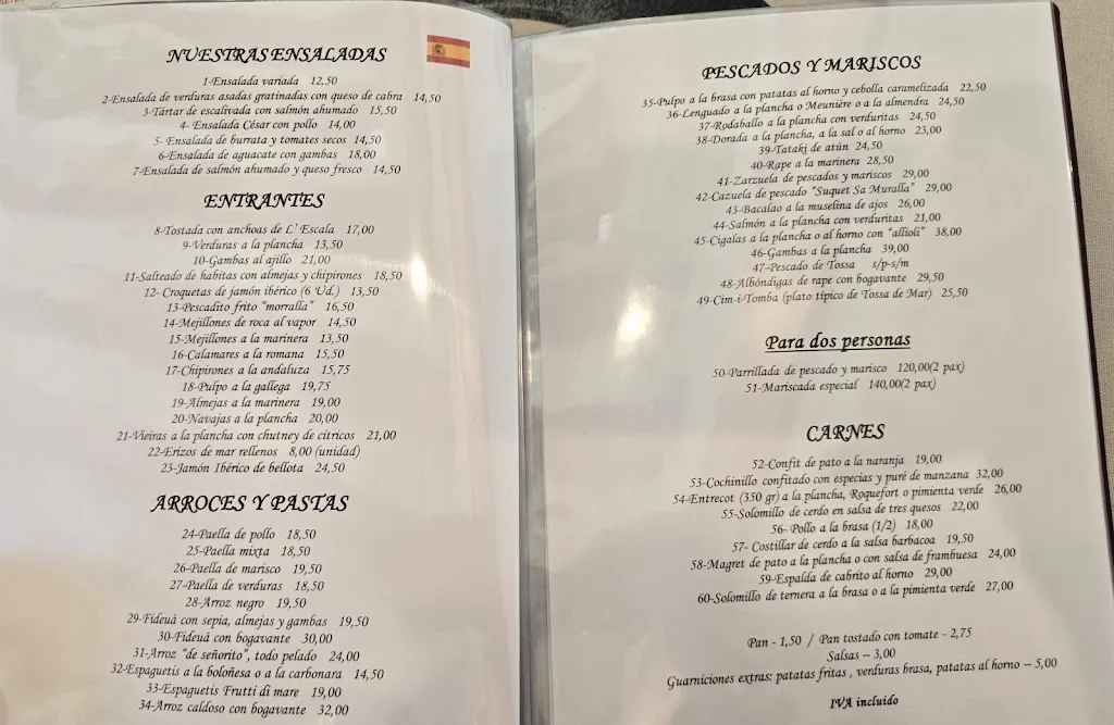 Menu_Sa Muralla_Tossa de Mar_image_1