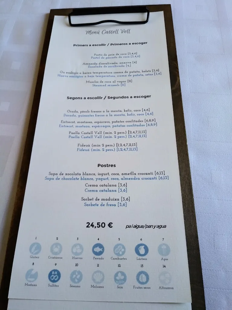 Menu_Restaurant Castell Vell_Tossa de Mar_image_1