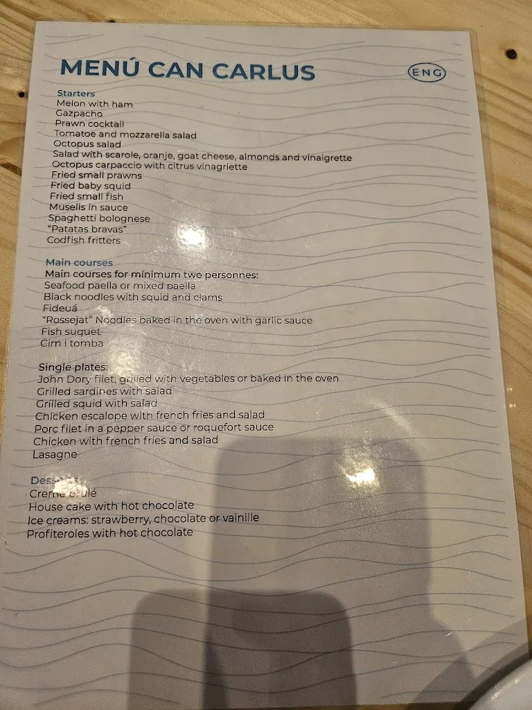 Menu_Restaurant Can Carlus_Tossa de Mar_image_2
