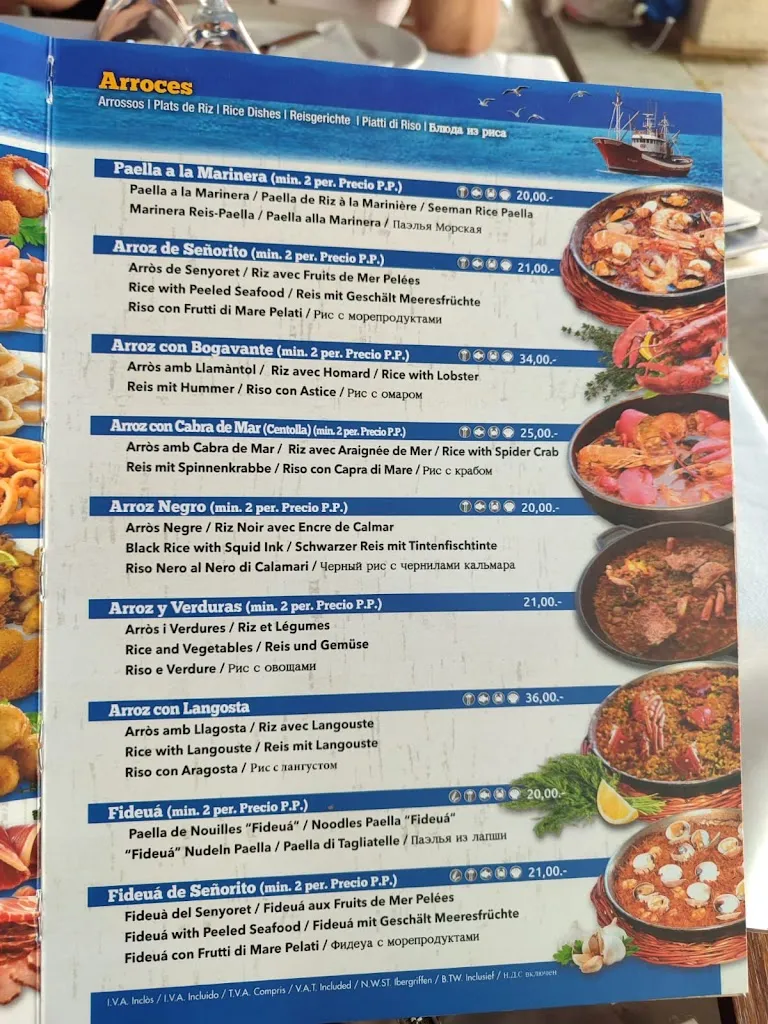 Menu_El Rincón de Galicia_Tossa de Mar_image_1