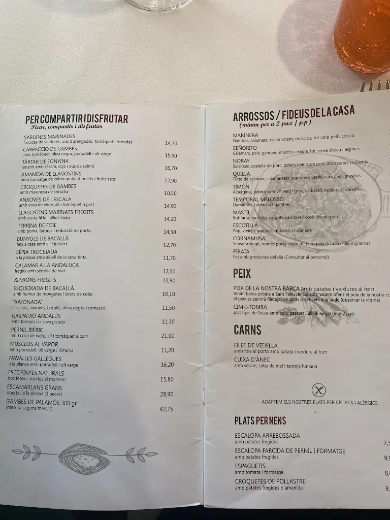Menu_Restaurant Marítim_Tossa de Mar_image_1