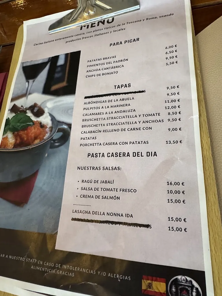 Menu_La Taverna da Paolo_Tossa de Mar_image_3